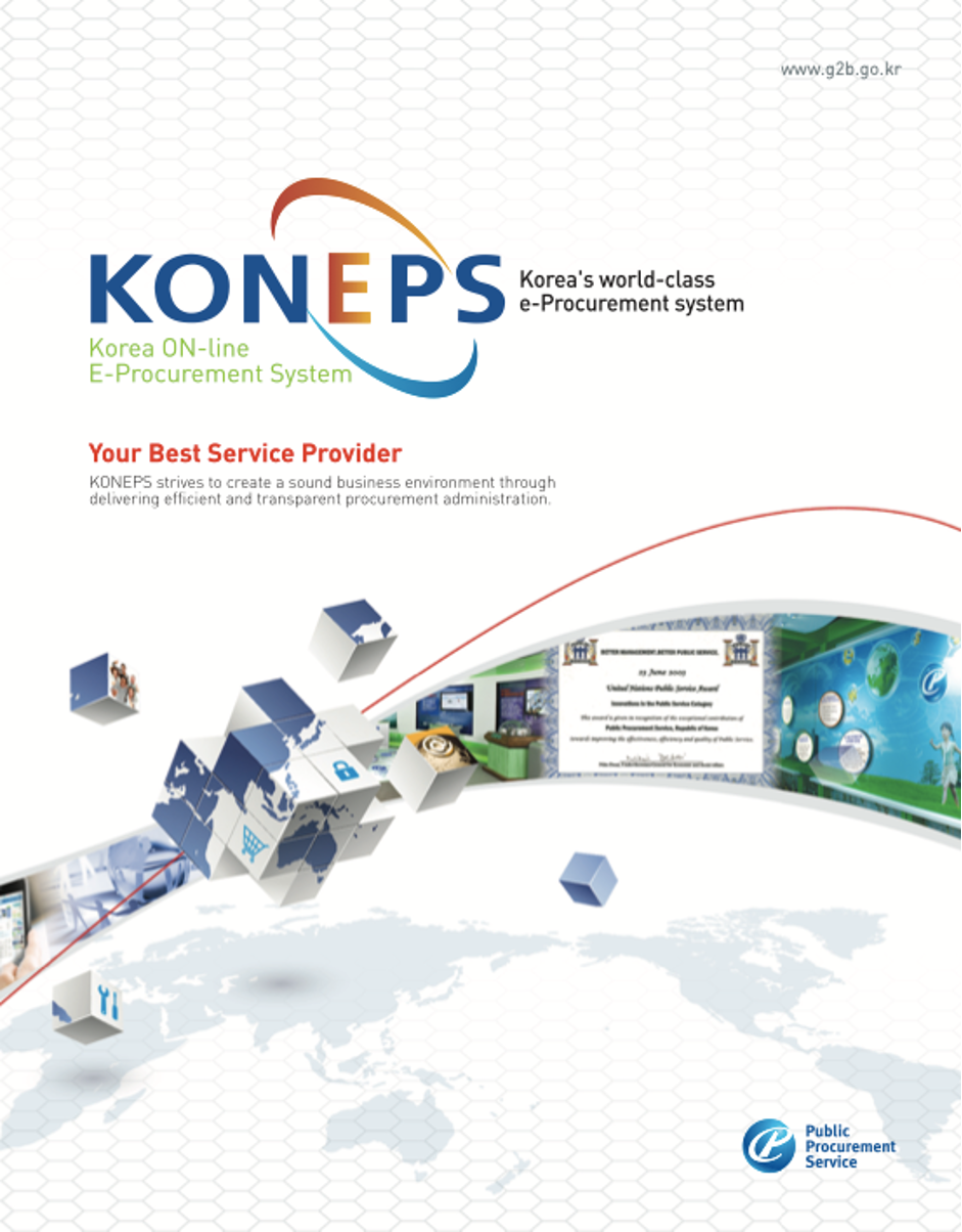 Integrated e-procurement system KONEPS in Korea